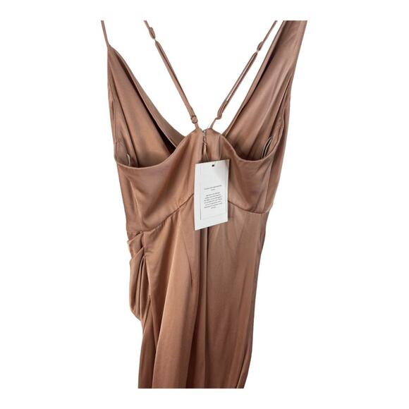 Significant Other Aria Cowl Neck Satin Maxi Dress Formal Gala Party Prom Size 2 - Picture 11 of 16